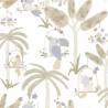 Noordwand Wallpaper Mondo Baby Animals Birds Trees - White Beige