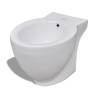 Round White Bidet Stand - High-Quality Ceramic | Hipo Market