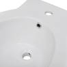 Round White Bidet Stand - High-Quality Ceramic | Hipo Market