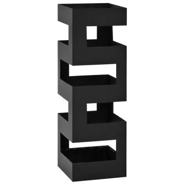 Umbrella Stand Tetris Steel Black - Modern & Practical Design