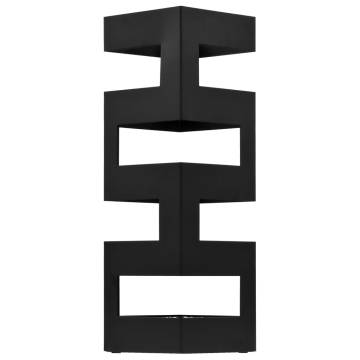 Umbrella Stand Tetris Steel Black - Modern & Practical Design