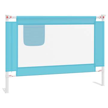 Toddler Safety Bed Rail Blue | 90x25 cm Fabric - HipoMarket