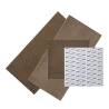 WallArt Leather Tiles Caine Pure Brown - 32 pcs