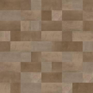 WallArt Leather Tiles Caine Pure Brown - 32 pcs