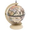 Elegant Tabletop Globe Bar Wine Stand - Eucalyptus Wood