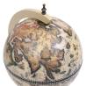 Elegant Tabletop Globe Bar Wine Stand - Eucalyptus Wood