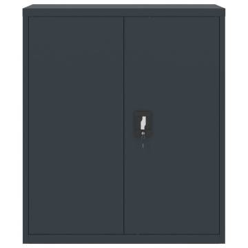 File Cabinet Anthracite 90x40x105 cm Steel | Hipomarket