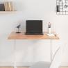 Light Brown Solid Oak Table Top - Treated & Handmade 80x40 cm