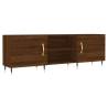 Stylish Brown Oak TV Cabinet - 150x30x50 cm Engineered Wood