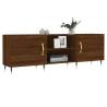 Stylish Brown Oak TV Cabinet - 150x30x50 cm Engineered Wood