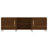 Stylish Brown Oak TV Cabinet - 150x30x50 cm Engineered Wood