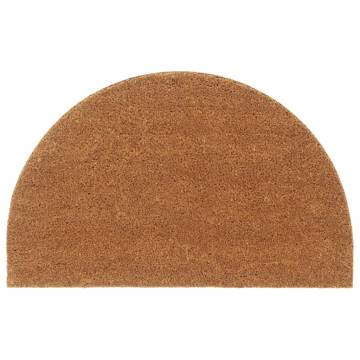 Natural Half Round Coir Door Mat 50x80 cm | Hipomarket