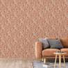 DUTCH WALLCOVERINGS Mae Orange & Beige Wallpaper - Quality Design