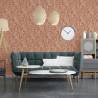 DUTCH WALLCOVERINGS Mae Orange & Beige Wallpaper - Quality Design