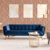 DUTCH WALLCOVERINGS Mae Orange & Beige Wallpaper - Quality Design