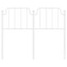 Stylish White Metal Headboard 120 cm for Your Bedroom