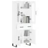 Elegant Highboard White 69.5x34x180 cm - Stylish Storage Solution