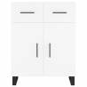 Elegant Highboard White 69.5x34x180 cm - Stylish Storage Solution