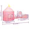 Children Play Tent Pink - Fun & Safe 3-in-1 Design