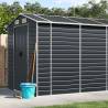 Garden Shed Anthracite 191x640x198 cm Galvanised Steel Colour anthracite Size 191 x 640 x 198 cm Quantity in Package 1 