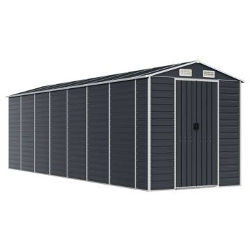 Garden Shed Anthracite 191x640 cm | Durable Steel Storage