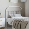 Metal Headboard White 80 cm Colour white Size 80 cm Quantity in Package 1 