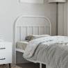 Stylish Metal Headboard White 80 cm - Durable & Sturdy Design