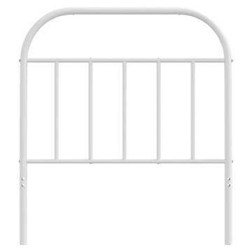 Stylish Metal Headboard White 80 cm - Durable & Sturdy Design