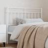 Metal Headboard White 107 cm Colour white Size 107 cm Quantity in Package 1 