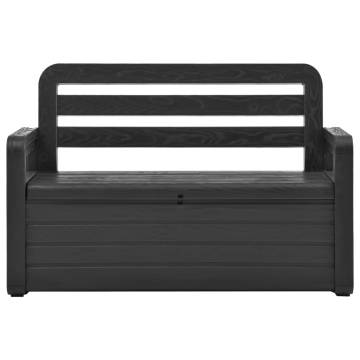 Garden Storage Bench 132.5 cm - Stylish & Functional