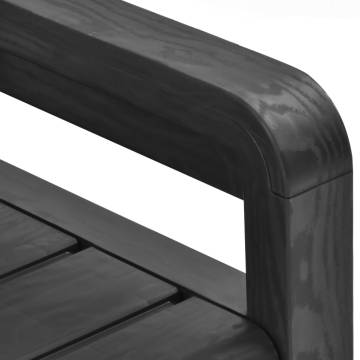 Garden Storage Bench 132.5 cm - Stylish & Functional