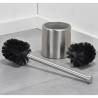 HI Toilet Brush with Holder - Stainless Steel Bathroom Accessory