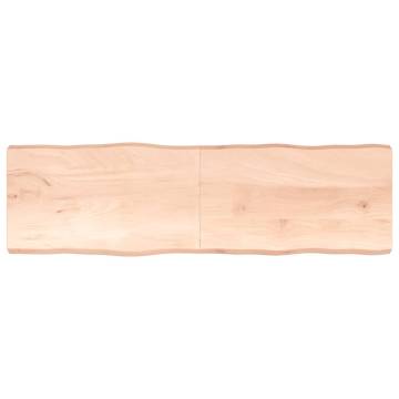 Untreated Solid Wood Live Edge Table Top 200x60 cm - HipoMarket