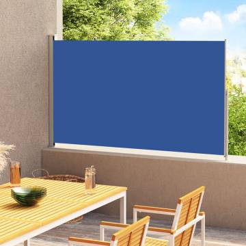 Blue Patio Retractable Side Awning - 200x300 cm | HipoMarket