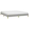 Light Grey Super King Bed Frame - 180x200 cm | HipoMarket