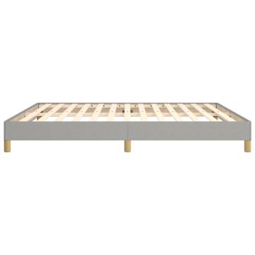 Light Grey Super King Bed Frame - 180x200 cm | HipoMarket