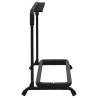 Folding Guitar Stand - 5 Sections, Black, Steel - Hipomarket