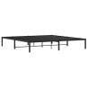 Elegant Black Metal Bed Frame - 193x203 cm | HipoMarket