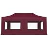 Professional Folding Party Tent 6x3m - Wine Red