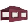 Professional Folding Party Tent 6x3m - Wine Red