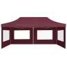 Professional Folding Party Tent 6x3m - Wine Red