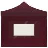 Professional Folding Party Tent 6x3m - Wine Red