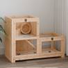 Hamster Cage 81x40x60 cm - Solid Wood Fir - Hipomarket