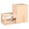 Hamster Cage 81x40x60 cm - Solid Wood Fir - Hipomarket