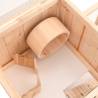 Hamster Cage 81x40x60 cm - Solid Wood Fir - Hipomarket