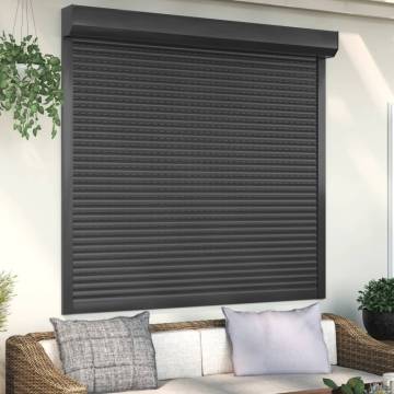 Roller Shutter Aluminium 160x150 cm Anthracite - Hipomarket