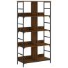 Bookshelf Brown Oak 78.5x33x153 cm - Stylish Storage Solution