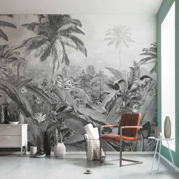 Komar Photo Mural Amazonia Black and White - 400x250 cm