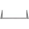 Wall Shelves 2 pcs Grey Sonoma - Stylish Storage Solution