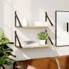 Wall Shelves 2 pcs Sonoma Oak - Stylish Storage Solution